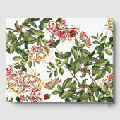 Honeysuckle Flowers Hummingbird Bird Guest Book Gastenboek (Achterkant)