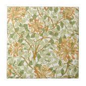 Honeysuckle Flowers William Morris Tegeltje (Voorkant)