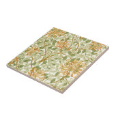 Honeysuckle Flowers William Morris Tegeltje (Zijkant)