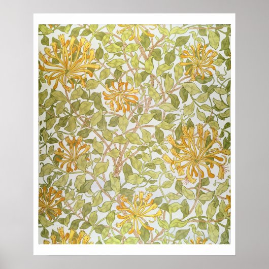 'Honeysuckle'-ontwerp, 1883 Poster (Voorkant)