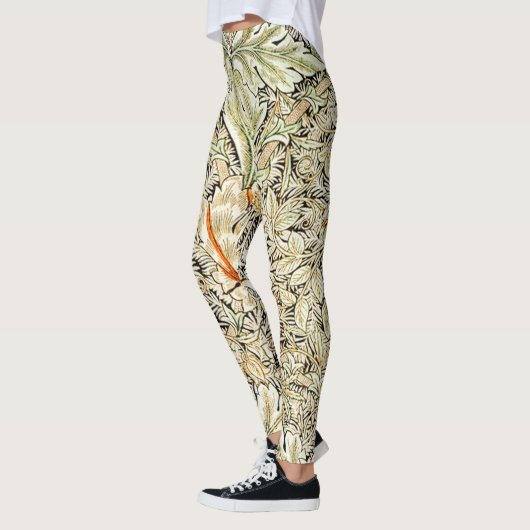 Honeysuckle Pattern (1876) van William Morris Leggings (Links)