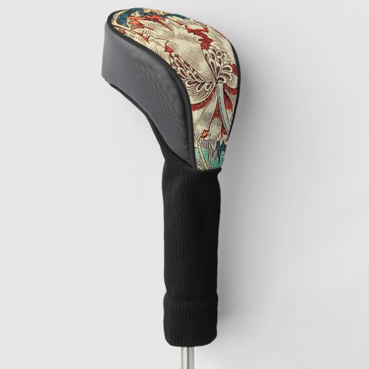 Honeysuckle Pattern Golfheadcover (Schuin)
