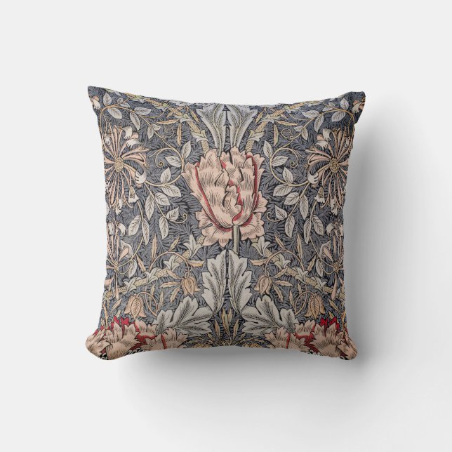Honeysuckle Print (van William Morris) Kussen (Voorkant)
