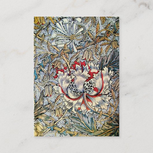 HONEYSUCKLE Roze Rood Wit Bruin Goud Geel Flora Visitekaartje (Achterkant)