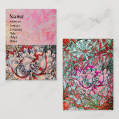 HONEYSUCKLE, roze, wit bruin Visitekaartje (Voorkant / Achterkant)