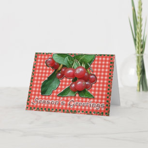 Honeysuckle Season's Greetings Card Feestdagen Kaart