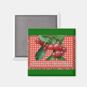 Honeysuckle Season's Greetings Magnet Magneet (Voorkant / Achterkant)