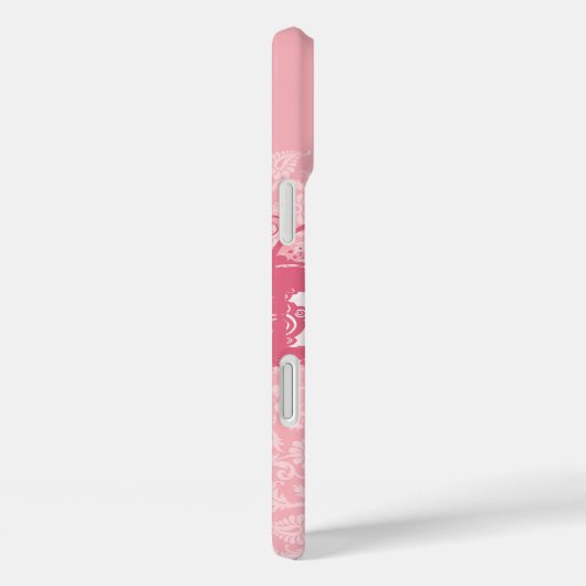 Honeysuckle Swirl Grunge iPhone Case (Achterkant / Rechts)