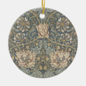 Honeysuckle van William Morris,  bloemen Art Keramisch Ornament (Voorkant)