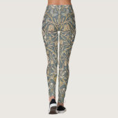 Honeysuckle van William Morris,  bloemen Art Leggings (Achterkant)