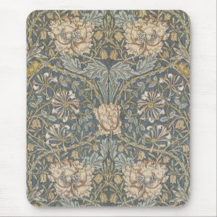Honeysuckle van William Morris,  bloemen Art Muismat