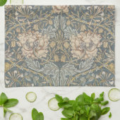 Honeysuckle van William Morris,  bloemen Art Theedoek (Gevouwen)