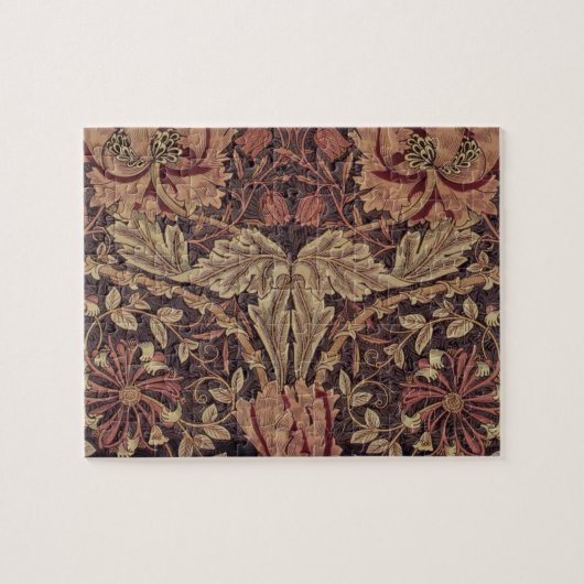 Honeysuckle van William Morris, Garden Flowers Art Legpuzzel (Horizontaal)