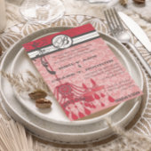 Honeysuckle Vintage Chandelier Save the Date