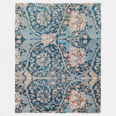 Honeysuckle, William Morris Fleece Deken (Voorkant)