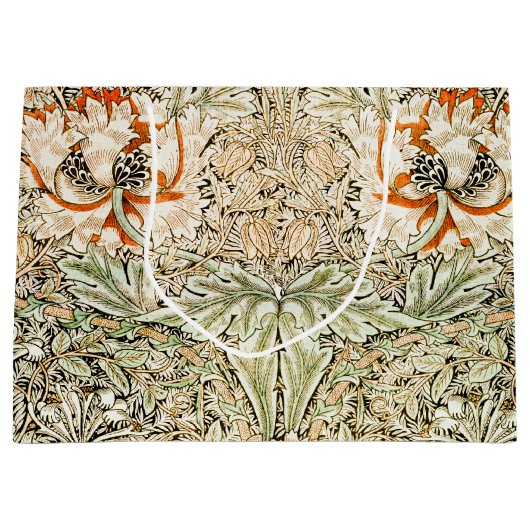 Honeysuckle, William Morris Grand sac cadeau (Devant)