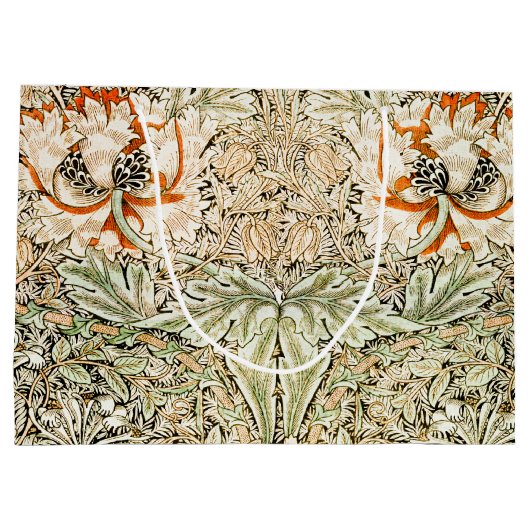 Honeysuckle, William Morris Grand sac cadeau (Dos)