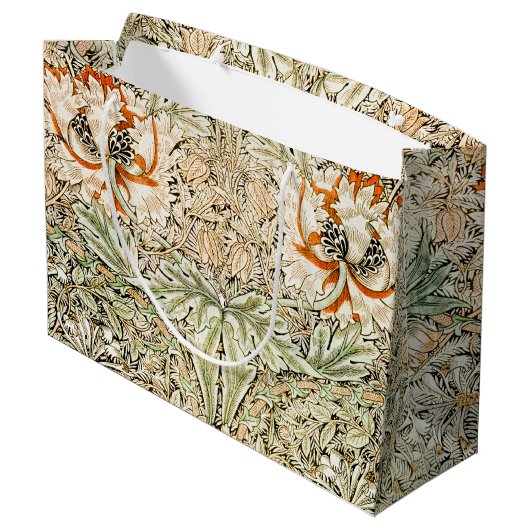 Honeysuckle, William Morris Grand sac cadeau (Dos Angle)
