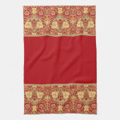 Honeysuckle William Morris Kitchen Towel Theedoek (Verticaal)
