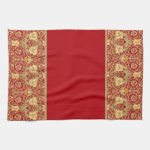 Honeysuckle William Morris Serviette de cuisine (Horizontal)