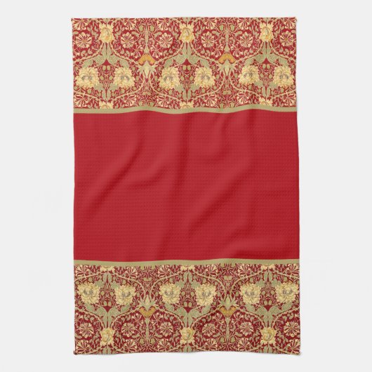 Honeysuckle William Morris Serviette de cuisine (Vertical)
