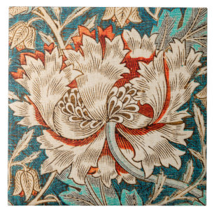 Honeysuckle, William Morris Tegeltje