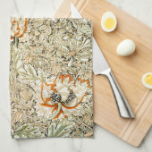 Honeysuckle, William Morris Theedoek (Quarter Fold)