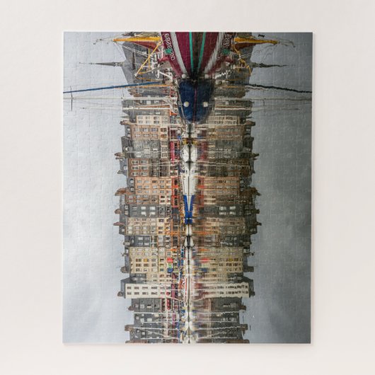 Honfleur France difficile puzzle (Vertical)