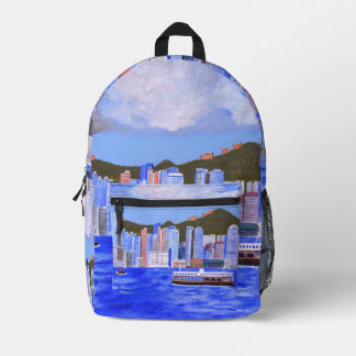 Hong Kong Backpack  Bedrukte Rugzak