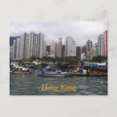 Hong Kong Bay Briefkaart (Voorkant)