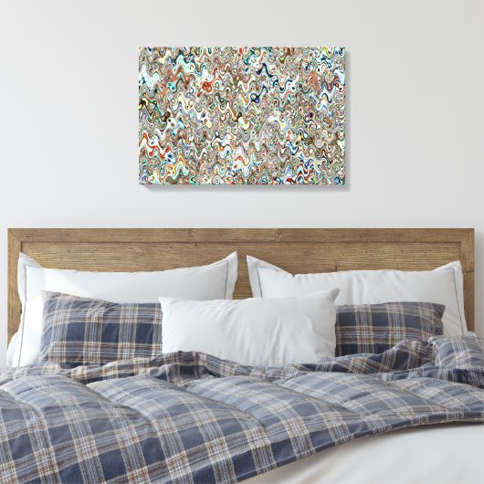 Hong Kong Boat Abstract 3, 2017 | SVP-Afbeeldingen Canvas Afdruk (Insitu (Slaapkamer))