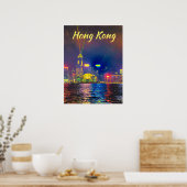 Hong Kong by night décoration moderne (Cuisine)