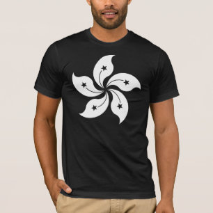 Hong Kong China Flag - White T-shirt