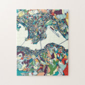 Hong Kong, China Map Legpuzzel (Verticaal)