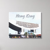 Hong Kong De piek reis Canvas Afdruk (Voorkant)