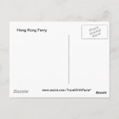 Hong Kong Ferry Briefkaart (Achterkant)