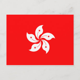 Hong Kong Flag Briefkaart