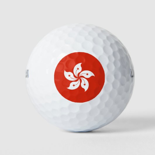Hong Kong Flag Golfballen (Voorkant)