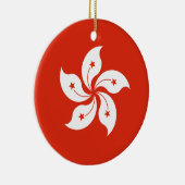 Hong Kong Flag Keramisch Ornament (Rechts)