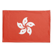 Hong Kong Flag Kussensloop (Achterkant)