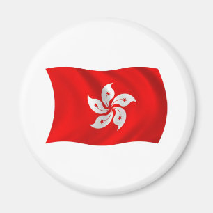 Hong Kong Flag Magnet Magneet