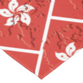 HONG KONG Flag MAP Stijlvol patriotticum Tafelkleed (Gekanteld)