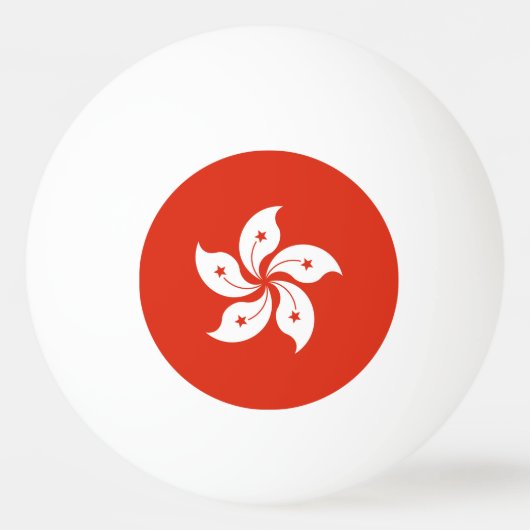 Hong Kong Flag Pingpongballen (Voorkant)