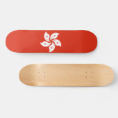Hong Kong Flag Skateboard (Horizontaal)