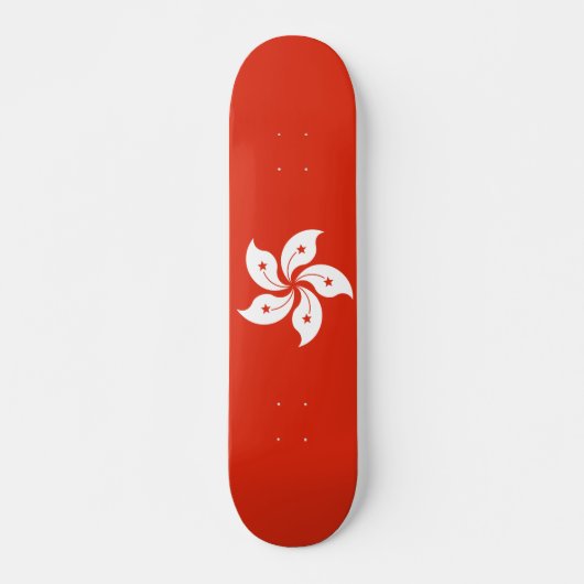 Hong Kong Flag Skateboard (Voorkant)
