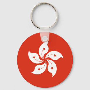Hong Kong Flag Sleutelhanger