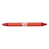 Hong Kong Flag Zwarte Inkt Pen (Voorkant)