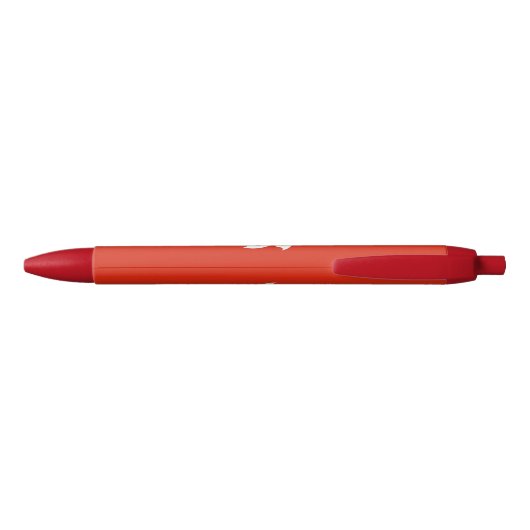 Hong Kong Flag Zwarte Inkt Pen (Achterkant)