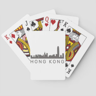 Hong Kong Gift HK Skyline Gift Pokerkaarten
