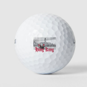 Hong Kong harbor skyline china souvenir Golfballen